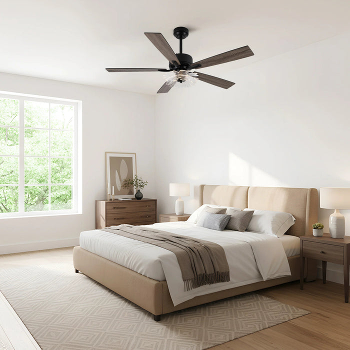 52 Inch Rory LED Modern Downrod Mount Ceiling Fan with Remote Control