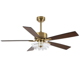 52 Inch Rory LED Modern Downrod Mount Ceiling Fan with Remote Control