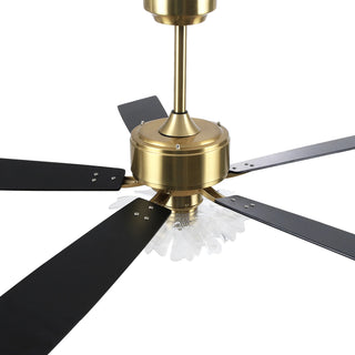 52 Inch Rory LED Modern Downrod Mount Ceiling Fan with Remote Control