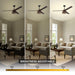 60" Farmhouse Downrod Mount Reversible Ceiling Fan with Lighting and Remote Control - ParrotUncle