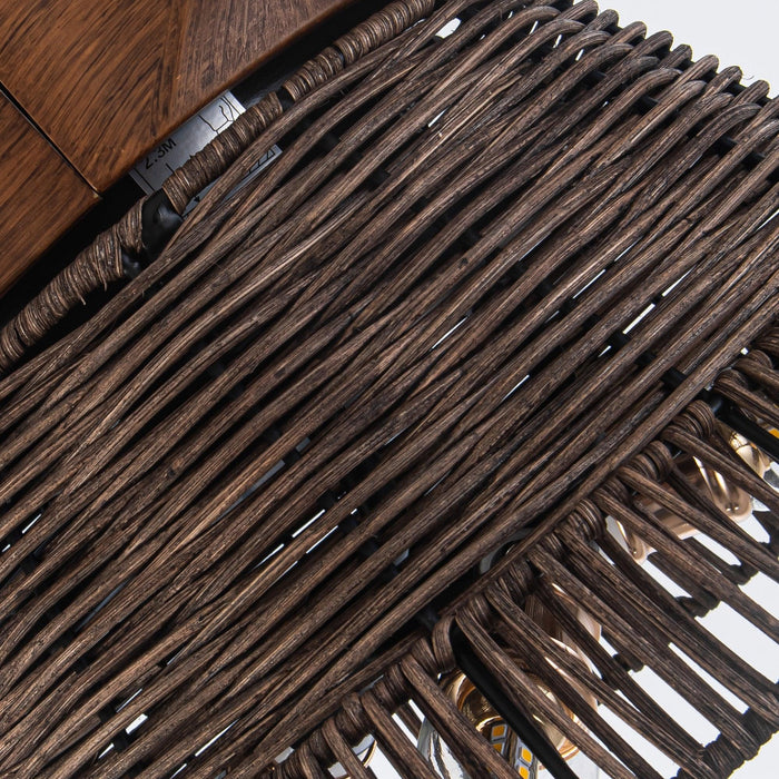 60" Farmhouse Downrod Mount Reversible Ceiling Fan with Lighting and Remote Control - ParrotUncle