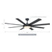 60" Modern DC Motor Downrod Mount Ceiling Fan with Lighting and Remote Control - ParrotUncle