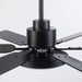 60" Modern DC Motor Downrod Mount Reversible Ceiling Fan with Lighting and Remote Control - ParrotUncle