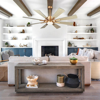 60" Oretha Windmill DC Ceiling Fan with LED Lighting