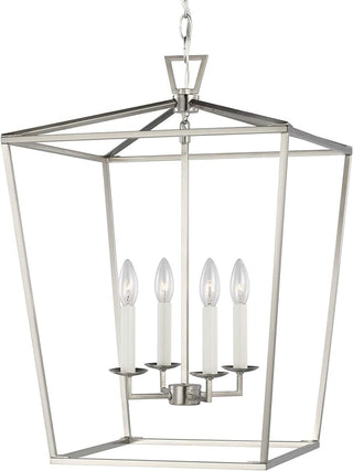 4-Light Hamptons Modern Candela-Style Pendant Lighting with Adjustable Hanging Length