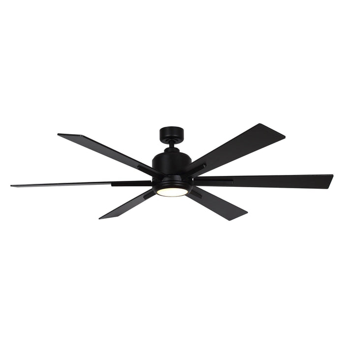 65" Balachandran Industrial Downrod Mount Ceiling Fan with Lighting and Remote Control - ParrotUncle