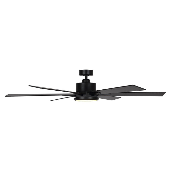 65" Balachandran Industrial Downrod Mount Ceiling Fan with Lighting and Remote Control - ParrotUncle