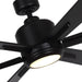 65" Balachandran Industrial Downrod Mount Ceiling Fan with Lighting and Remote Control - ParrotUncle