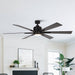 65" Balachandran Industrial Downrod Mount Ceiling Fan with Lighting and Remote Control - ParrotUncle