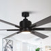 65" Balachandran Industrial Downrod Mount Ceiling Fan with Lighting and Remote Control - ParrotUncle