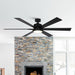 65" Balachandran Industrial Downrod Mount Ceiling Fan with Lighting and Remote Control - ParrotUncle