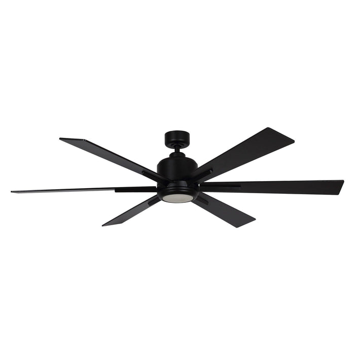 65" Balachandran Industrial Downrod Mount Ceiling Fan with Lighting and Remote Control - ParrotUncle
