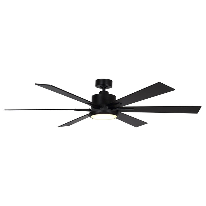 65" Balachandran Industrial Downrod Mount Ceiling Fan with Lighting and Remote Control - ParrotUncle
