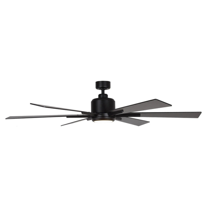 65" Balachandran Industrial Downrod Mount Ceiling Fan with Lighting and Remote Control - ParrotUncle