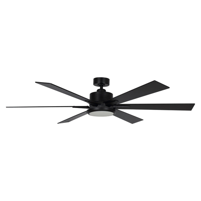 65" Balachandran Industrial Downrod Mount Ceiling Fan with Lighting and Remote Control - ParrotUncle