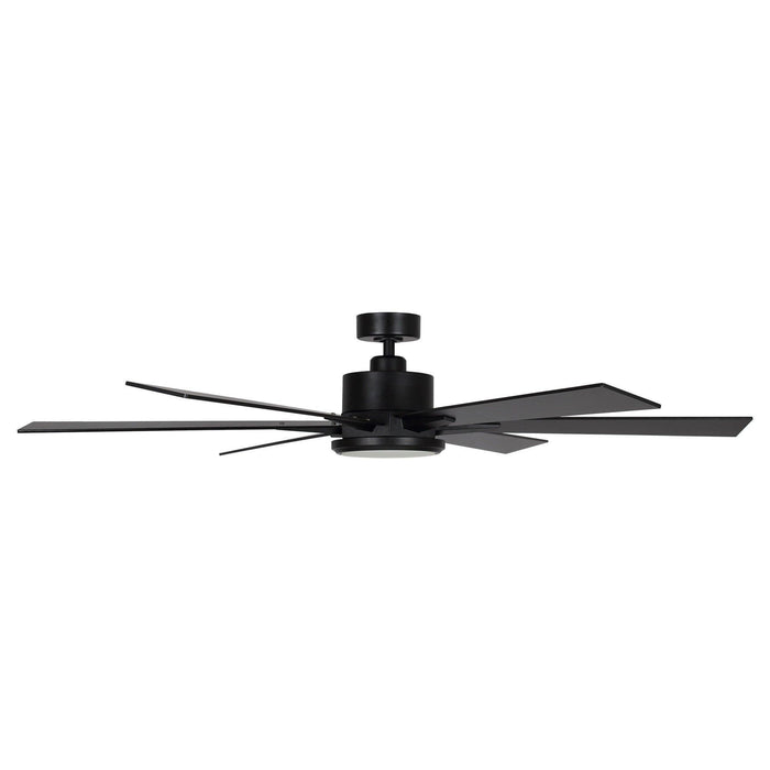 65" Balachandran Industrial Downrod Mount Ceiling Fan with Lighting and Remote Control - ParrotUncle