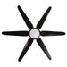 65" Industrial DC Motor Downrod Mount Ceiling Fan with Lighting and Remote Control - ParrotUncle