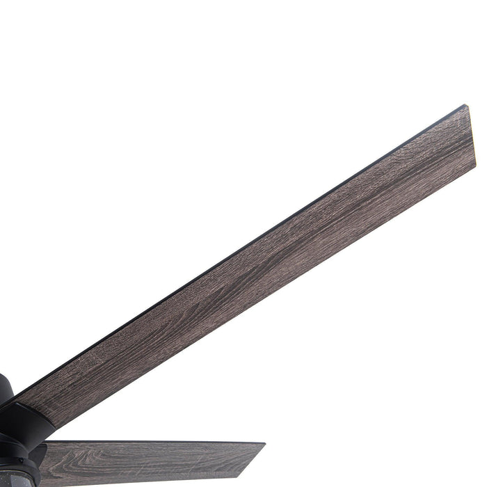 65" Modern DC Motor Downrod Mount Reversible Ceiling Fan with Lighting and Remote Control - ParrotUncle