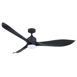 66" Misael Propeller Hamptons Industrial DC Motor Ceiling Fan with LED Lighting