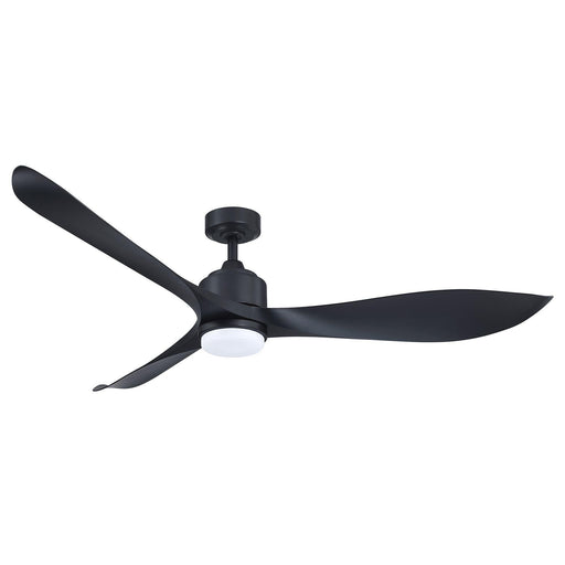 66" Misael Propeller Modern DC Motor Downrod Mount Reversible Ceiling Fan with LED Lighting and Remote Control - ParrotUncle