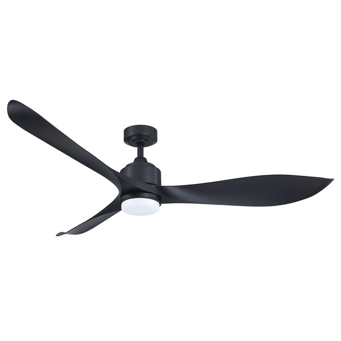 66" Misael Propeller Modern DC Motor Downrod Mount Reversible Ceiling Fan with LED Lighting and Remote Control - ParrotUncle