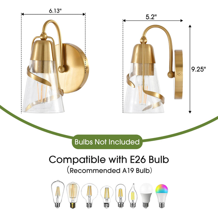 Ethel 6 Inch Modern 1-Light Vanity Wall Light