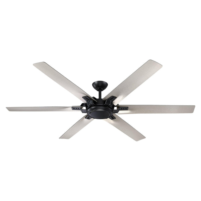 70" Madhya Pradesh Industrial DC Motor Downrod Mount Ceiling Fan with Remote Control - ParrotUncle