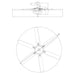 70" Modern Brushed Nickel DC Motor Downrod Mount Ceiling Fan with Lighting and Remote Control - ParrotUncle