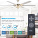 70" Modern Brushed Nickel DC Motor Downrod Mount Ceiling Fan with Lighting and Remote Control - ParrotUncle