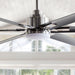 72" Bankston Modern DC Motor Downrod Mount Reversible Ceiling Fan with Lighting and Remote Control - ParrotUncle