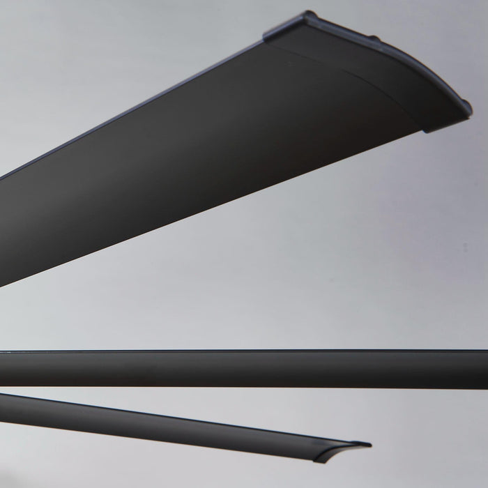 75" Modern DC Motor Downrod Mount Reversible Ceiling Fan with Lighting and Remote Control - ParrotUncle