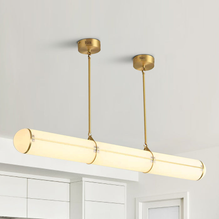 1-Light Modern Golden Pendant Lighting