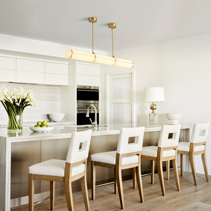 1-Light Modern Golden Pendant Lighting