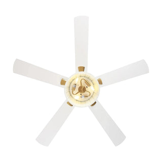 52" Zona Antique Brass Ceiling Fan