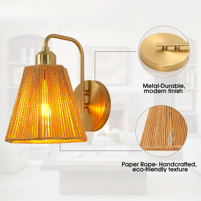 Hilda Modern 9 Inch 1 Light Wall Sconce