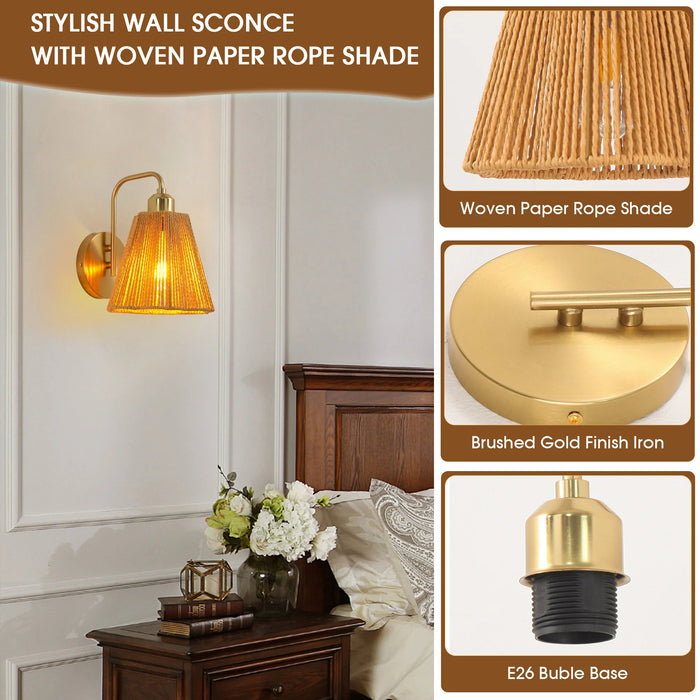 Hilda Modern 9 Inch 1 Light Wall Sconce