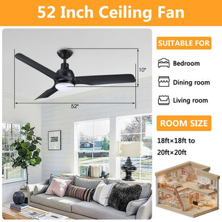 52" Cason Hamptons Induatrial Downrod Mount Reversible Ceiling Fan with LED Lighting and Remote Control