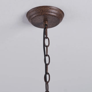 1-Light Rustic Wooden Pendant Lighting