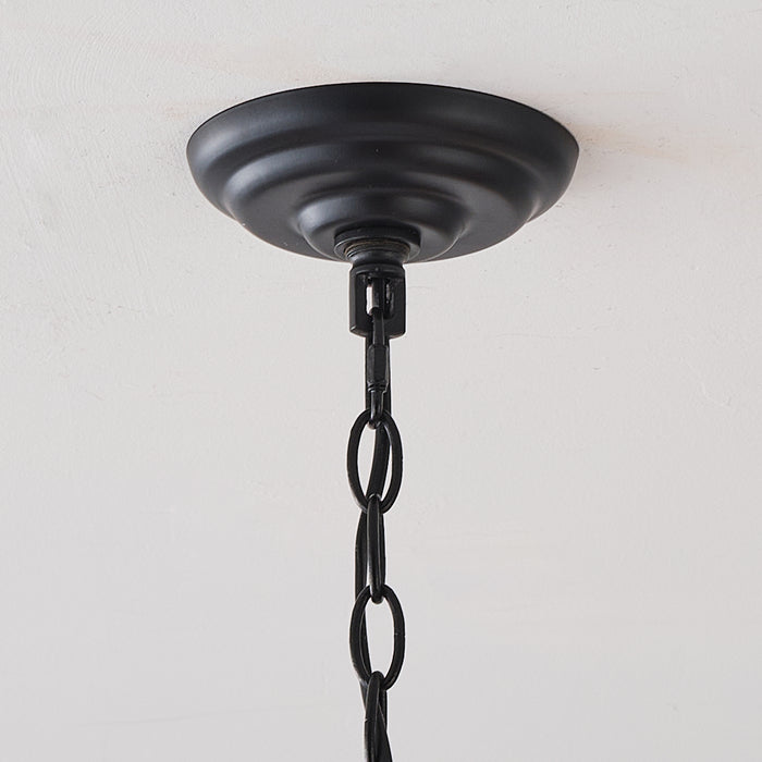 4-Light Golden or Black Industrial Pendant Lighting