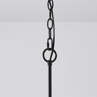 6-Light Black or Golden Industrial Pendant Lighting With Adjustable Length Chain