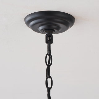 8-Light Black or Golden Industrial Pendant Lighting