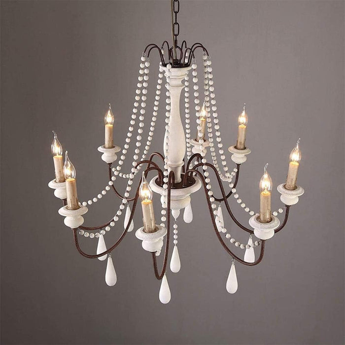 6-Light / 8-Light / 12-Light Farmhouse Pendant Light for Dining Room With Adjustable Hanging Length