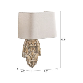 American Country Wood Wall Lighting Nordic Minimalist Fabric Bedroom Bedside Lamp Pastoral Retro Corridor Stairs