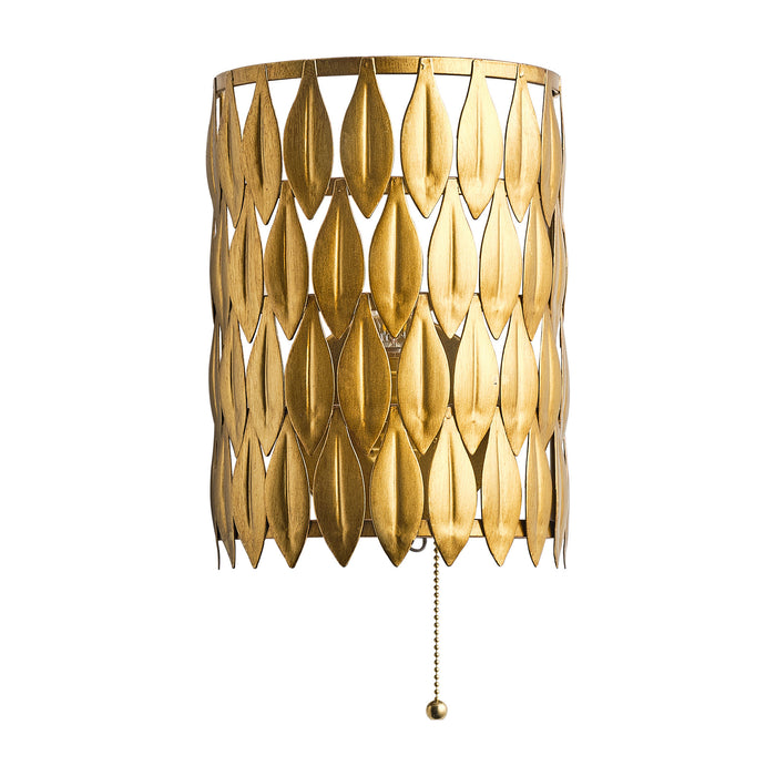 Vintage Gold Leaf Wall Sconce Lighting