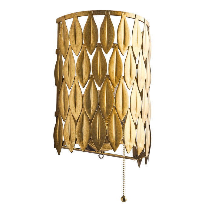 Vintage Gold Leaf Wall Sconce Lighting