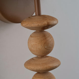 1-Light Round Fabric Wall Sconces Lighting