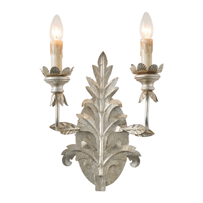 Rustic Leaf Candelabra Wall Sconces Lighting in Living Room, Dining Room, Entrance