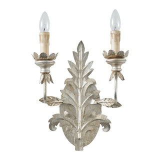 Rustic Leaf Candelabra Wall Sconces Lighting in Living Room, Dining Room, Entrance