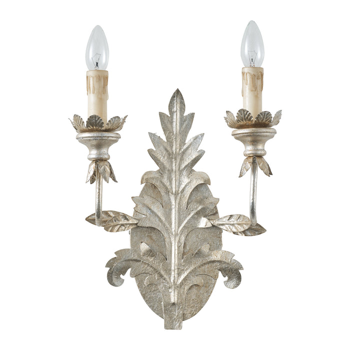 Rustic Leaf Candelabra Wall Sconces Lighting in Living Room, Dining Room, Entrance