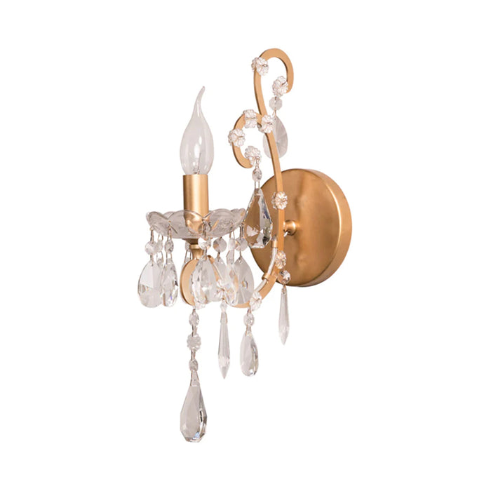 Modern 1-light Silver or Golden Wall Sconce Lighting